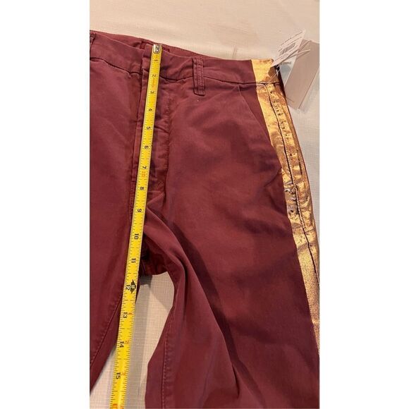 MOTHER THE SHAKER PREP HIGH WAISTED CROP CHINOS SIZE 26 NEW TAGS - Picture 7 of 16